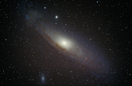 NGC224 (M31) Andromeda-Galaxy und NGC205 (M110) und NGC221 (M32) © 2020 by Tobias Wittmann · wittinobi