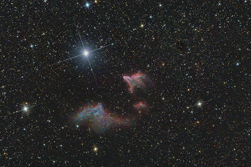 IC63 Ghost-Nebula © 2021 by Tobias Wittmann · wittinobi