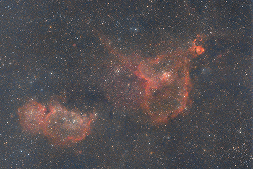 NGC1027 (IC1805 und IC1848) © 2022 by Tobias Wittmann · wittinobi